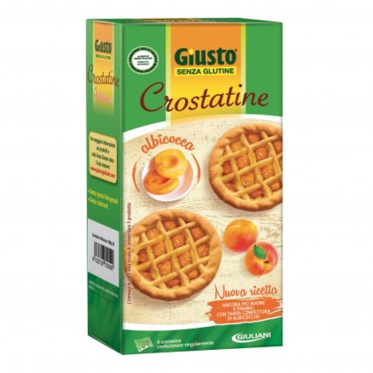 Giusto Senza Glutine Crostata all'Albicocca Gluten Free 180 grammi