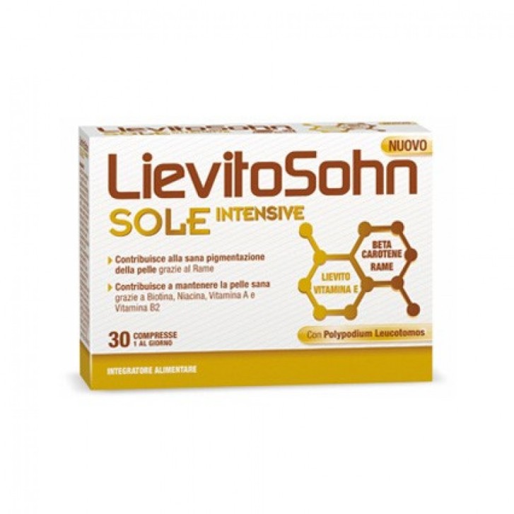 LievitoSohn Sole Intensive 30 Compresse - Integratore Esposizione Solare