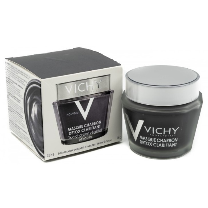 Vichy Maschera Minerale Carbone Vegetale Purificante Effetto Detox 75 ml