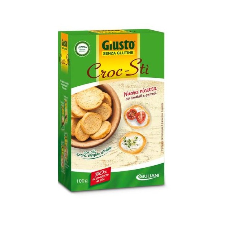 Giusto Senza Glutine Croc-Stì Gluten Free 100 grammi