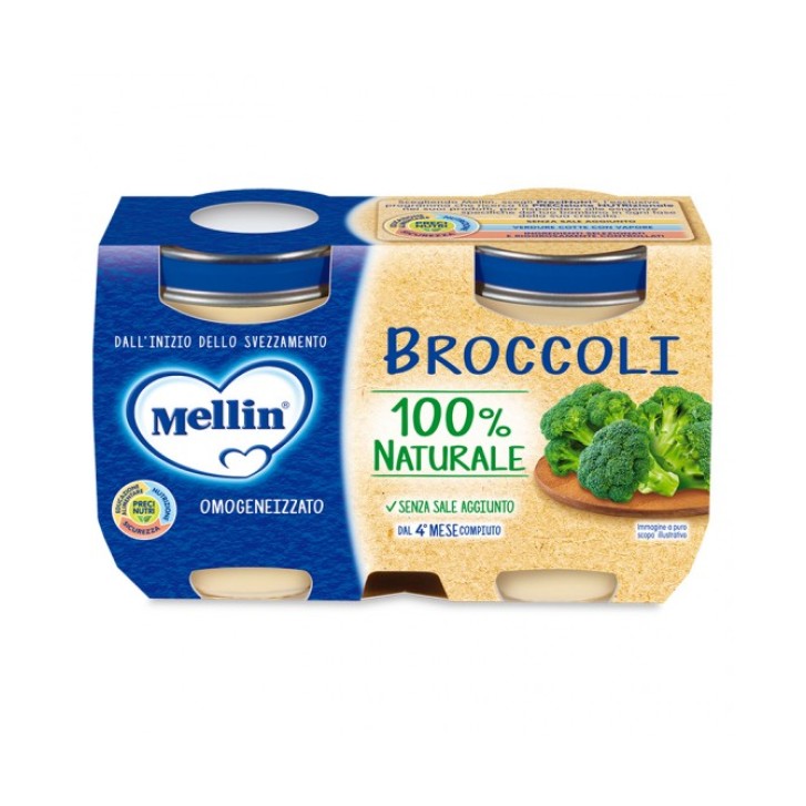 Mellin Omogeneizzato Broccoli 2 x 125 grammi