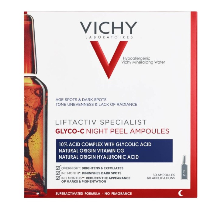 Vichy Liftactive Specialist Glyco-C Ampolle Antimacchie Trattamento Notte 30 x 2 ml