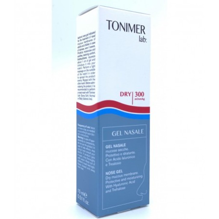 Tonimer Lab Dry 300 Gel Nasale per Mucosa Secca 15 ml