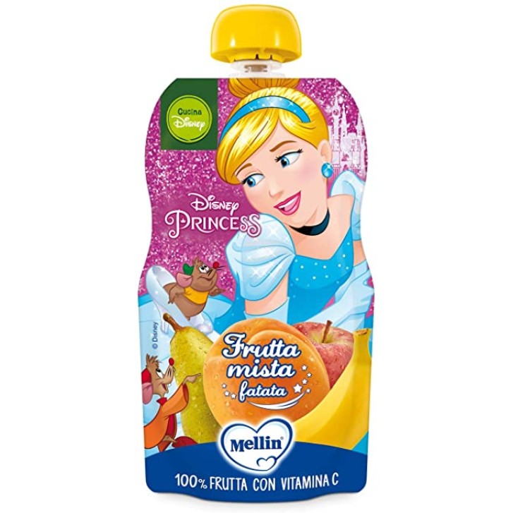 Mellin Pouch Disney Principessa Frutta Mista 110 grammi