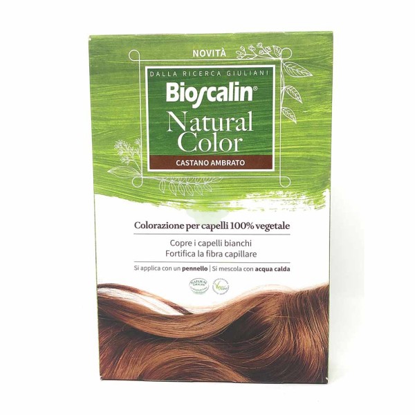 Bioscalin Natural Color Tinta Castano Ambrato 70 grammi