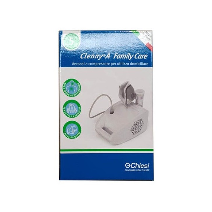 Clenny A Family Care Nebulizzatore Aerosol a Compressore Professionale per Utilizzo Domiciliare