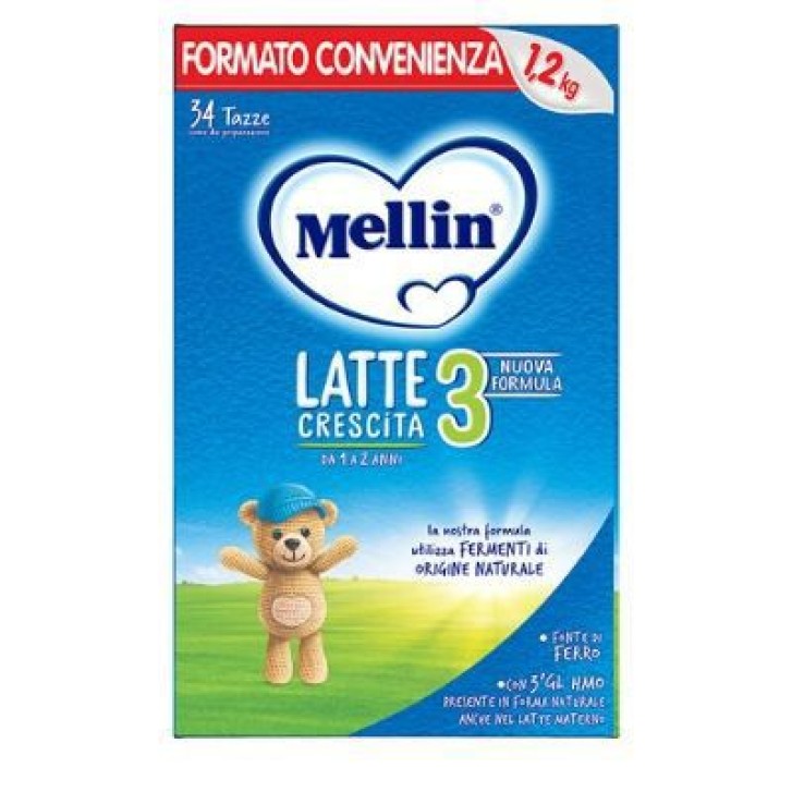 Mellin 3 Latte in Polvere 1200 grammi