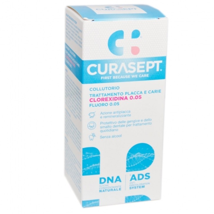 Curasept Collutiorio 0,05% ADS + DNA 200 ml