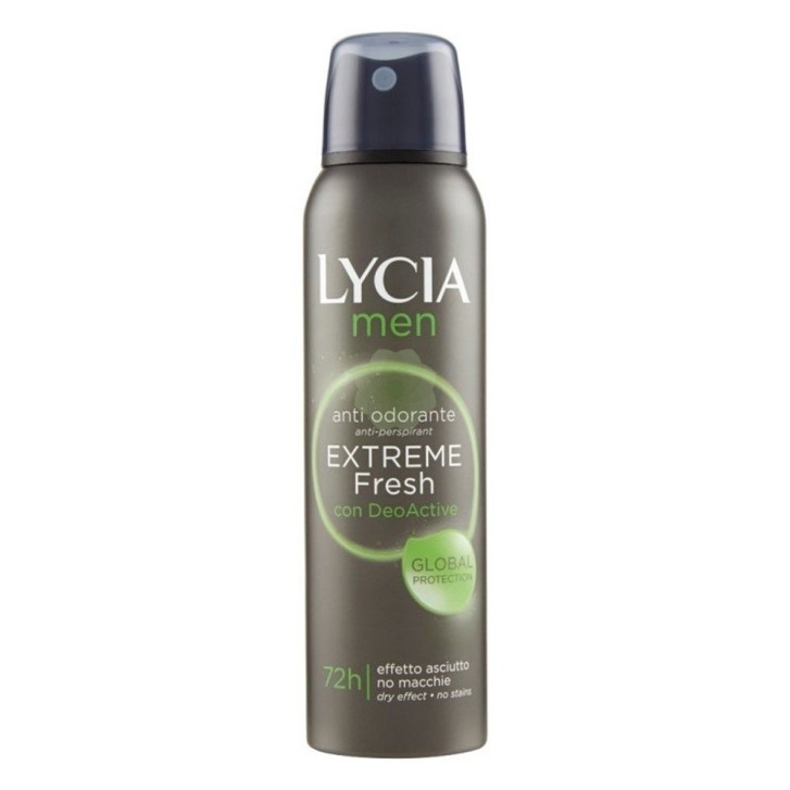 Lycia Extreme Fresh Spray Men Deodorante Uomo 150 ml