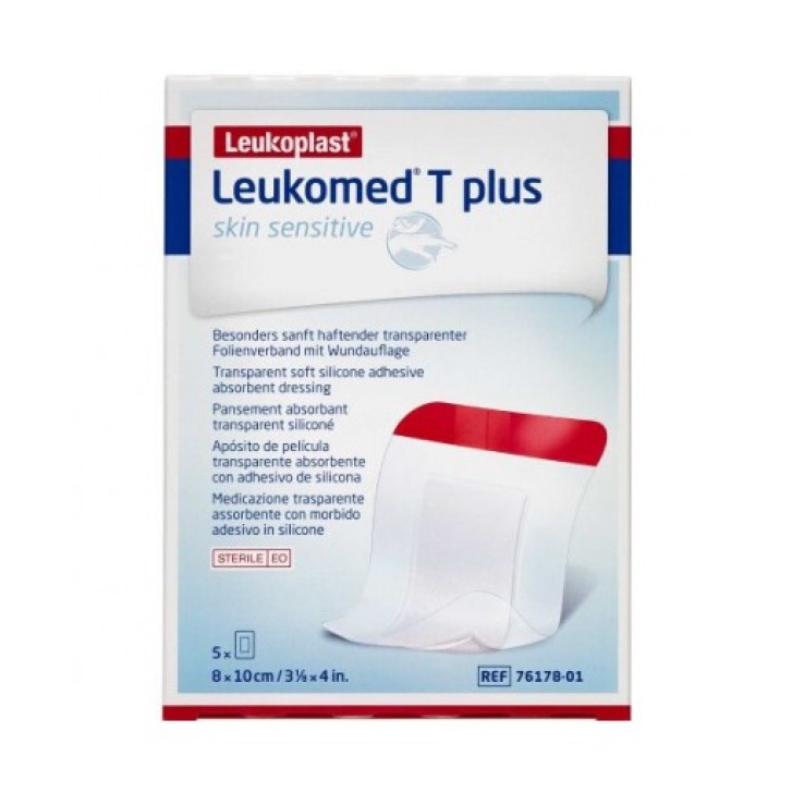 Leukomed T Plus Medicazione Post-Operatoria Trasparente 8 x 10 cm 5 Pezzi