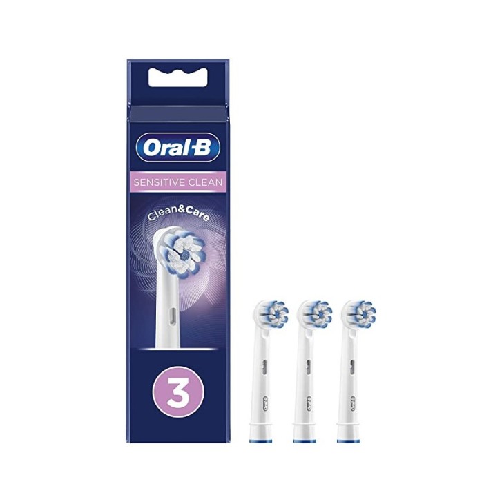 Oral-B Sensitive Clean Testine di Ricambio 3 Pezzi