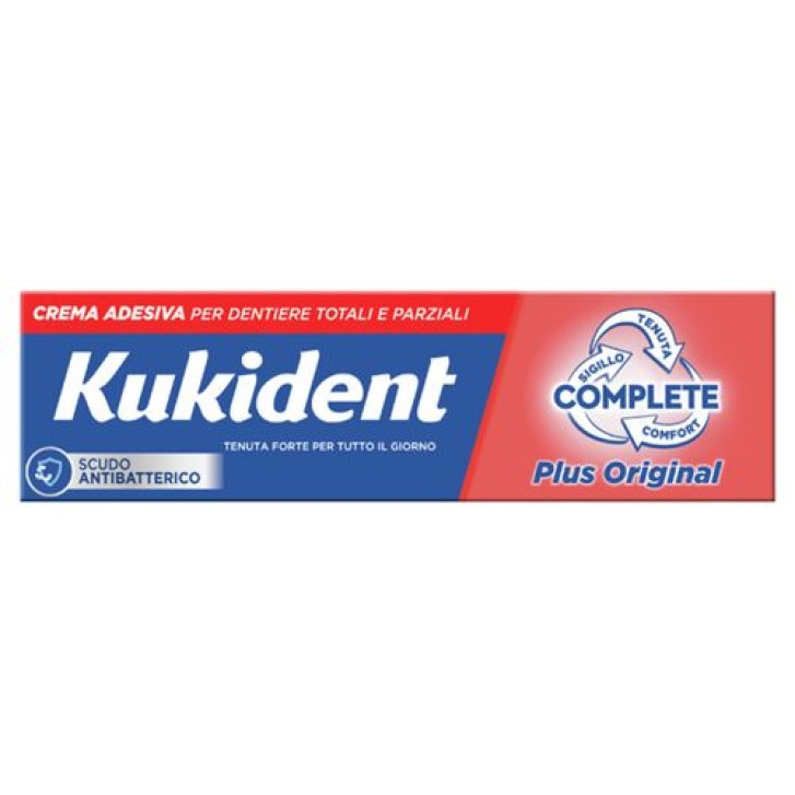 Kukident Plus Crema Adesiva per Protesi Dentaria 40 grammi