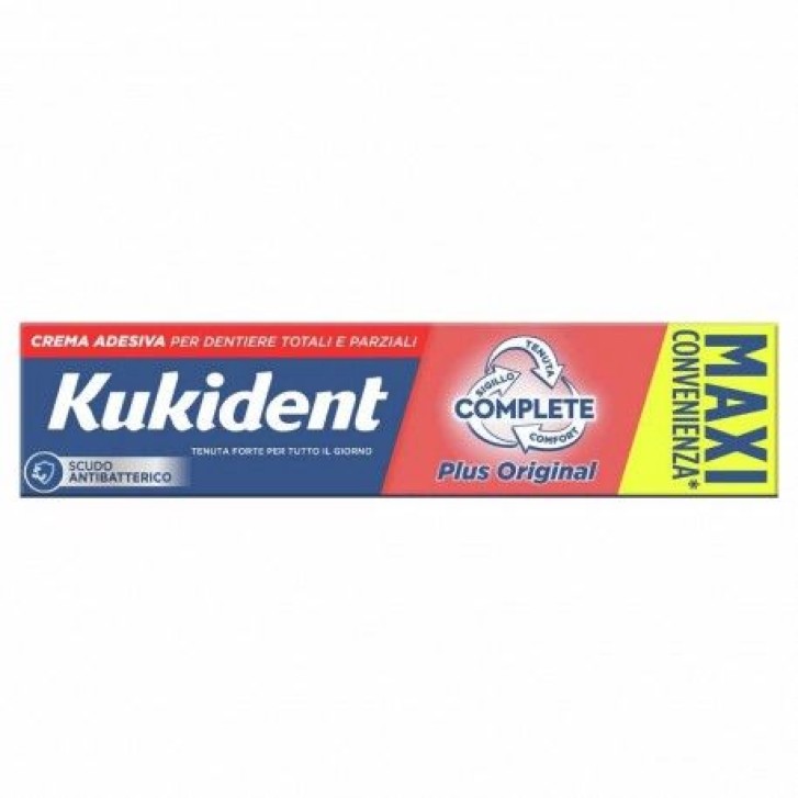 Kukident Plus Crema Adesiva per Protesi Dentaria 65 grammi