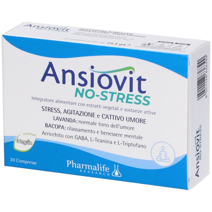 Ansiovit No Stress 30 Compresse - Integratore Alimentare