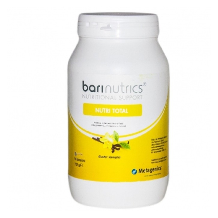Barinutrics Nutri Total Gusto Vaniglia 14 Porzioni - Integratore Vitamine e Minerali