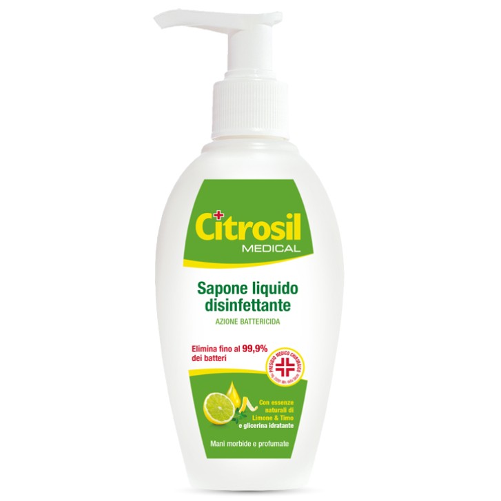Citrosil Sapone Liquido Disinfettante Battericida Limone 250 ml