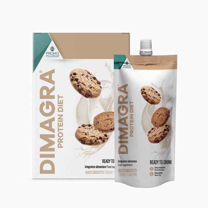 Promopharma Dimagra Protein Diet 7 Pouch Gusto Biscotto