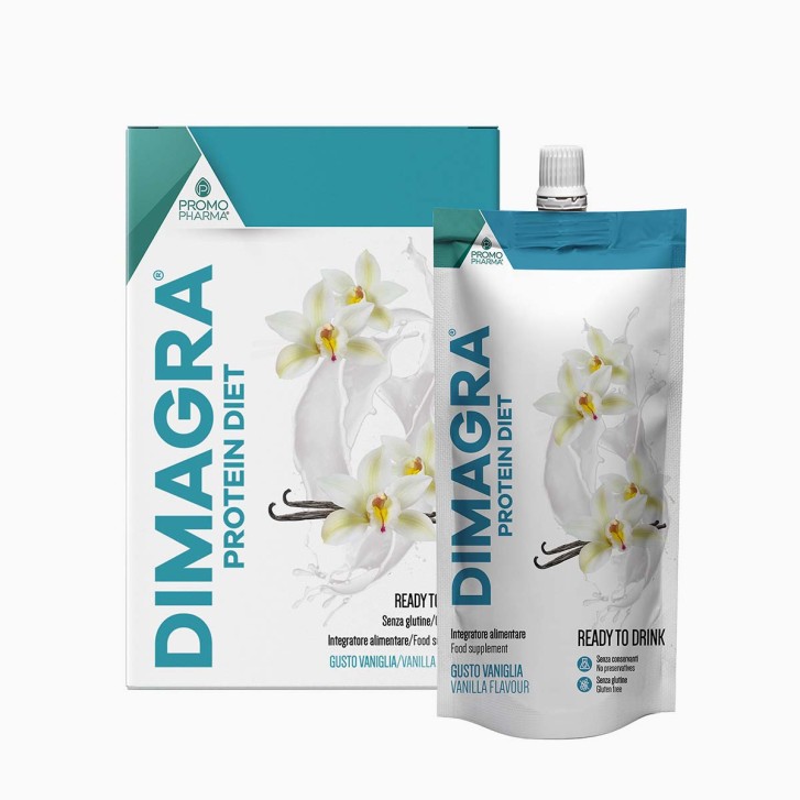 Promopharma Dimagra Protein Diet 7 Pouch Gusto Vaniglia