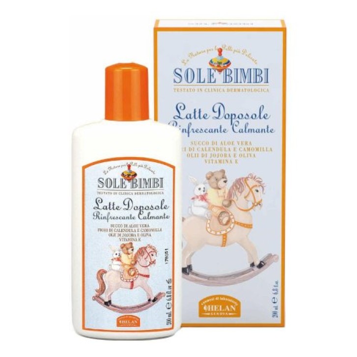 Helan Sole Bimbi Latte Doposole Bimbi Rinfrescante e Calmante 200 ml