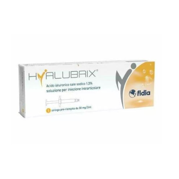 Hyalubrix Siringa Acido Ialuronico 1,5% 30mg/2ml Intrarticolare 1 Pezzo