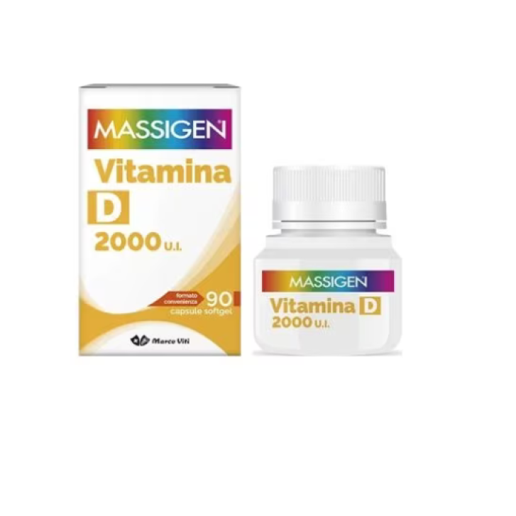 Massigen Vitamina D 2000 Ui 90 Capsule - Integratore alimentare