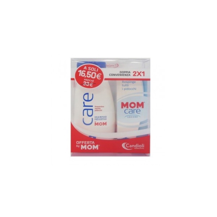 Mom Care Bipack Trattamento Antipidocchi Lozione + Shampoo