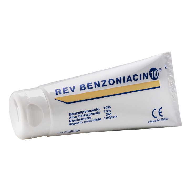 Rev Benzoniacin 3 Crema Viso per Acne Giovanile 30 ml