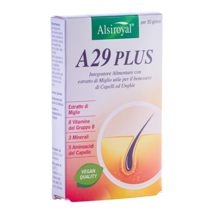 A29 Plus 30 capsule - Integratore Benessere Capelli e Unghie