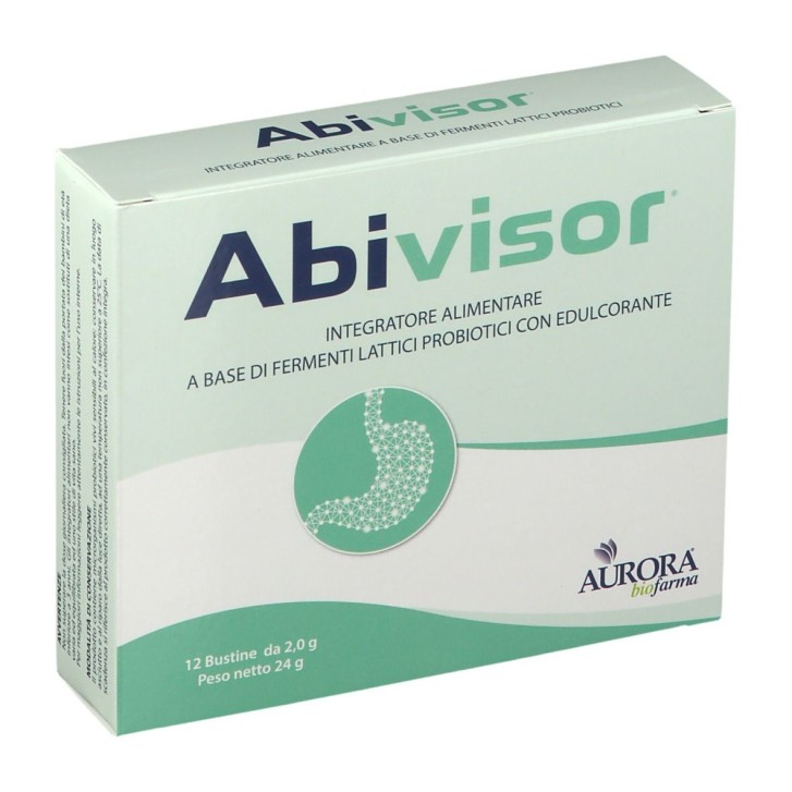 Abivisor 12 Bustine - Integratore per Equilibrio della Flora Intestinale