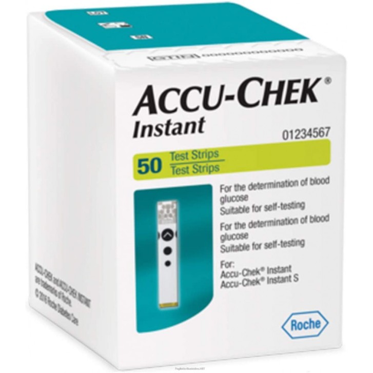 Accu-Chek Instant 50 Strisce Reattive per il controllo della Glicemia