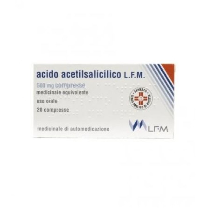 Acido Acetilsalicilico L.F.M. 500 mg 20 compresse