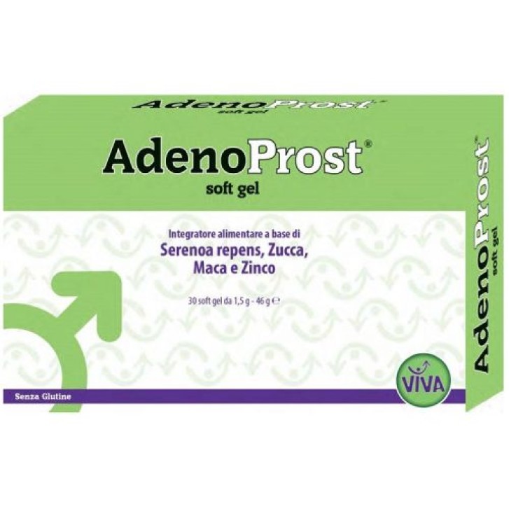 Adenoprost 30 soft gel - Integratore Benessere Prostata e Vie Urinarie