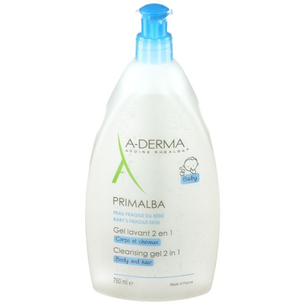A-Derma Primalba Gel Detergente 2in1 Flacone 750 ml
