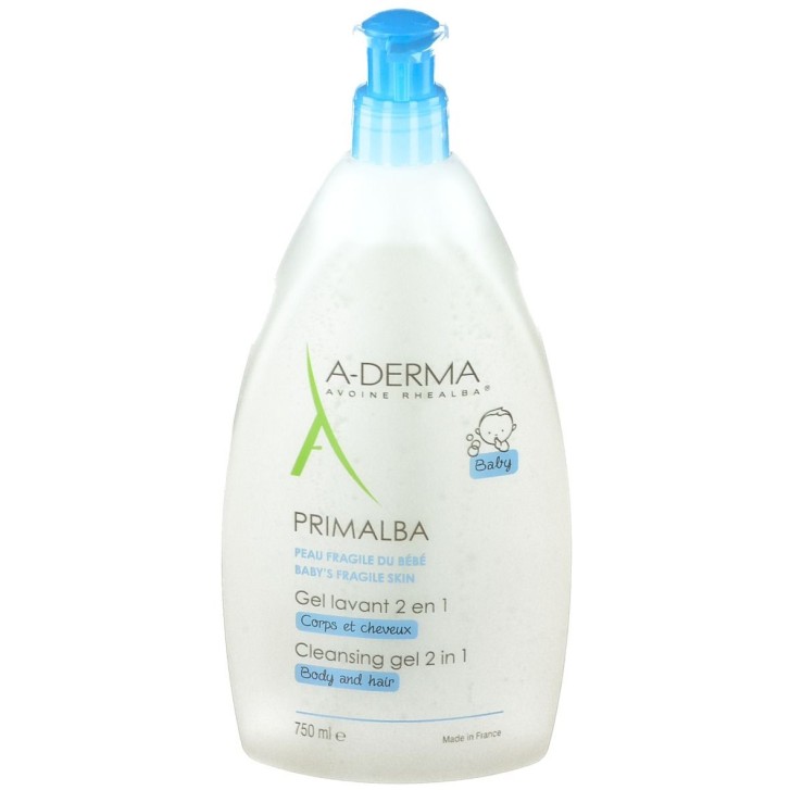 A-Derma Primalba Gel Detergente 2in1 Flacone 750 ml