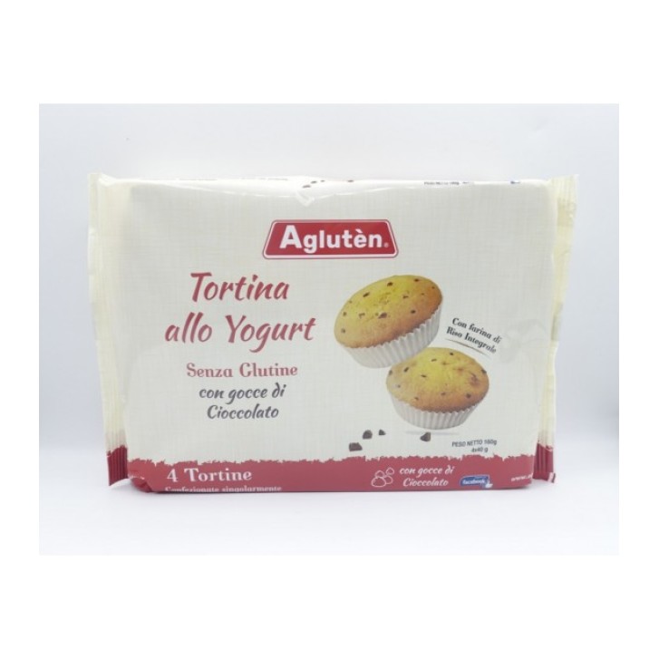 Agluten Tortina Yogurt con Gocce Cioccolato Senza Glutine 160 grammi