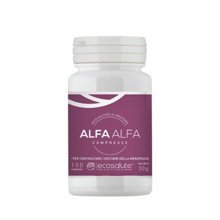 Alfa Alfa Spazio Ecosalute 100 compresse - Integratore contro i Disturbi della Menopausa