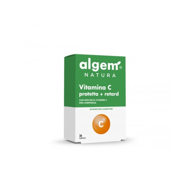 Algem Vitamina C Protetta + Retard 30 Compresse - Integratore Alimentare