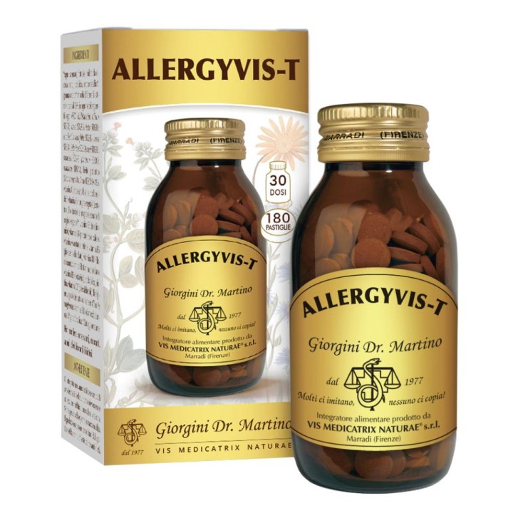 Allergyvis-T Dr. Giorgini 180 Pastiglie - Integratore Vie Respiratorie