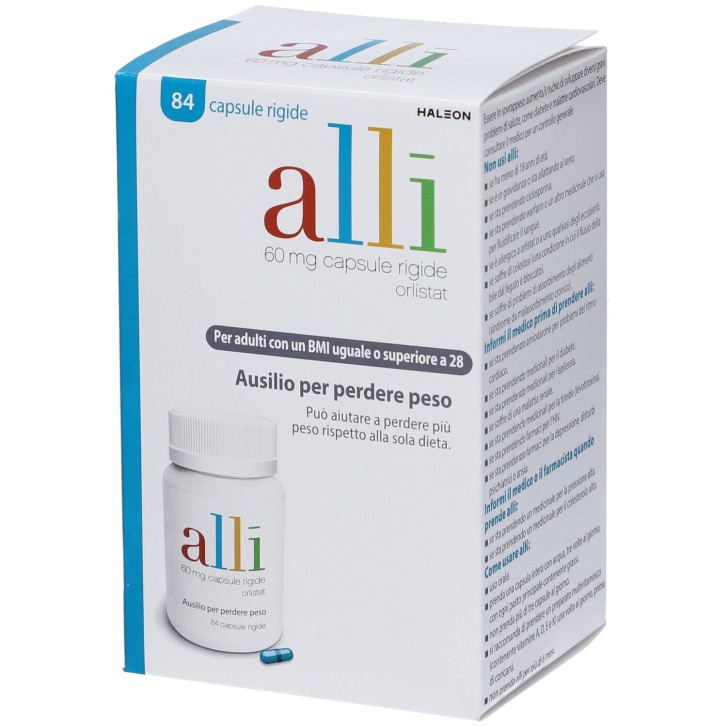 Alli Per Perdere Peso 60 mg Orlistat 84 Capsule Alli Per Perdere Peso 60 mg Orlistat 84 Capsule