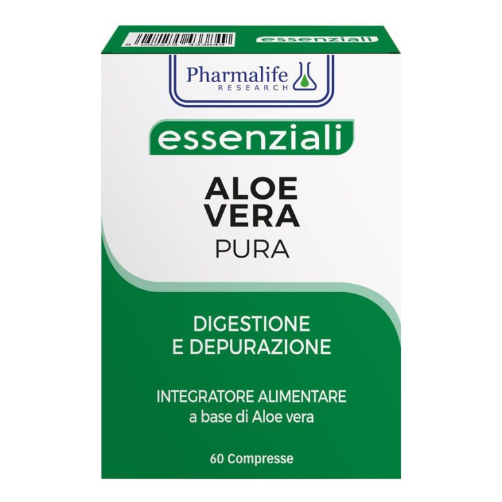 Aloe Vera Pura 60 Compresse - Integratore per il Transito Intestinale