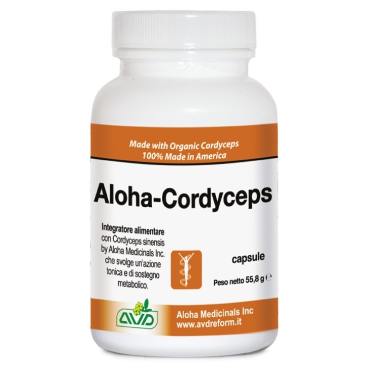 Aloha-Cordyceps 30 Capsule - Integratore Difese Immunitarie