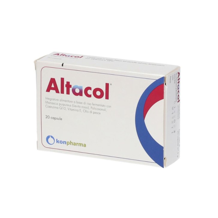 Altacol 20 Capsule - Integratore per il Colesterolo