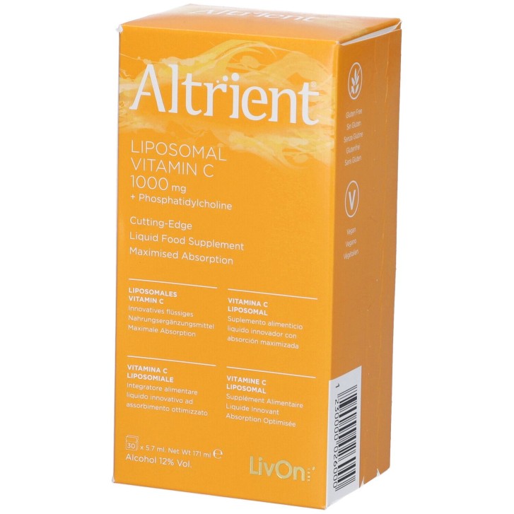 Altrient Liposomal Vitamina C 1000 mg 30 bustine - Integratore Vitamina C Liposomiale