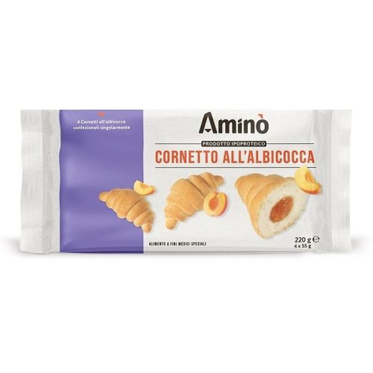 Amino ' Aproteico Cornetto Albicocca 220 grammi