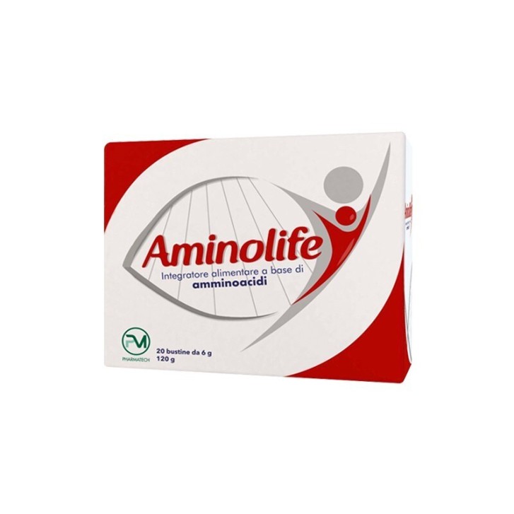 Aminolife 20 Buste - Integratore Alimentare di Aminoacidi Essenziali