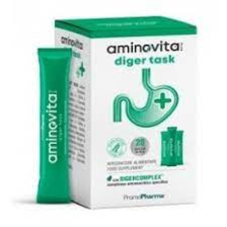 Aminovita Plus Diger Task Promopharma 20 Stick Da 10Ml - Integratore alimentare