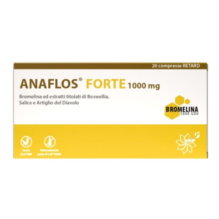 Anaflos Forte 1000 mg 20 compresse - Integratore Benessere Articolare