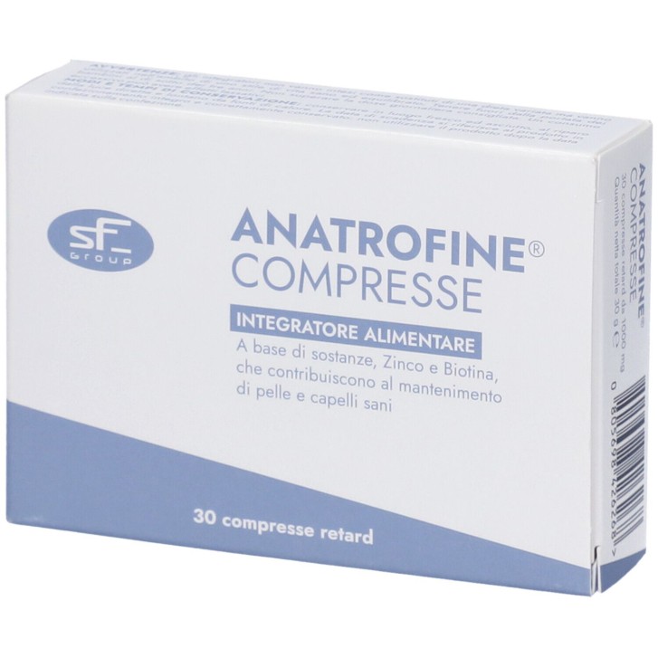 Anatrofine 30 Compresse Retard - Integratore per capelli e unghie