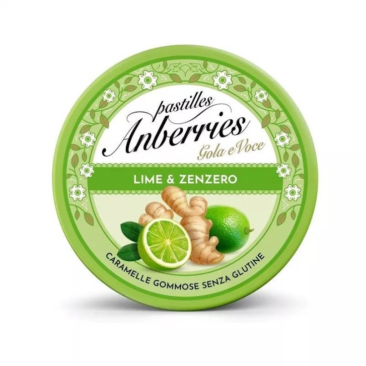 Anberries Lime e Zenzero 50 g