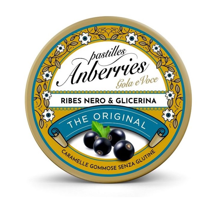 Anberries Classiche Ribes Nero e Glicerina 50 g